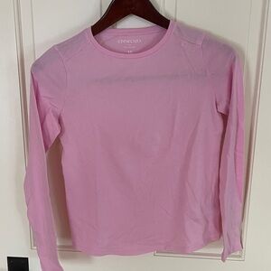 Crewcuts Light Pink Long Sleeve Tee